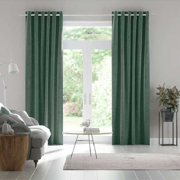 Rèm Vải 1 Lớp Màu Xanh Rêu RV103